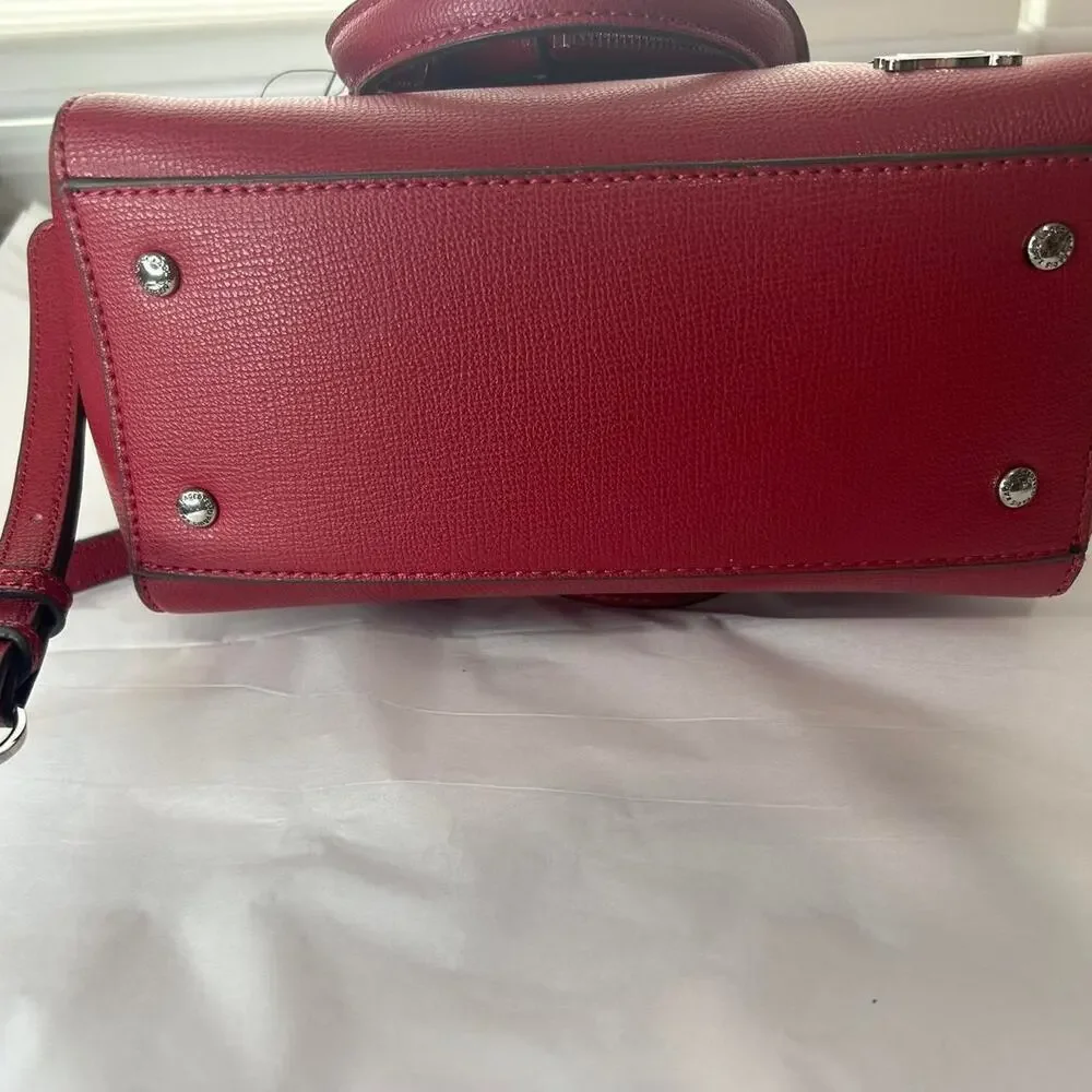 Karl lagerfeld burgundy crossbody bag
